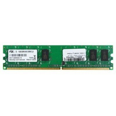 Оперативная память Foxline DIMM 1GB 800 DDR2 CL5 (128*8) FL800D2U5-1G
