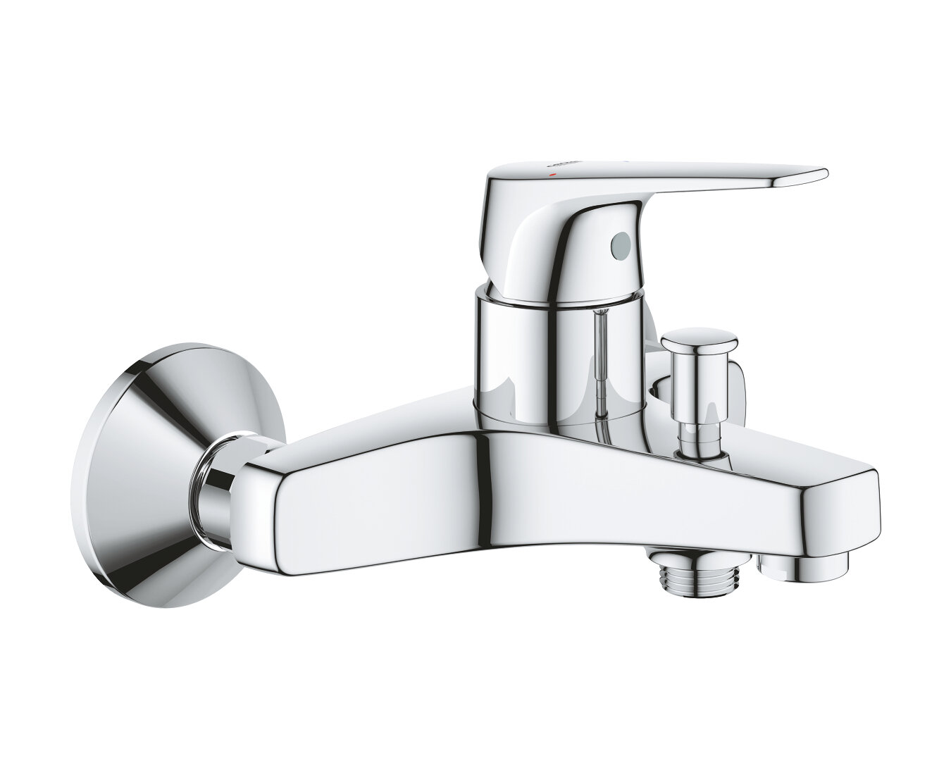 Смеситель для ванны Grohe BauFlow, хром 23601000