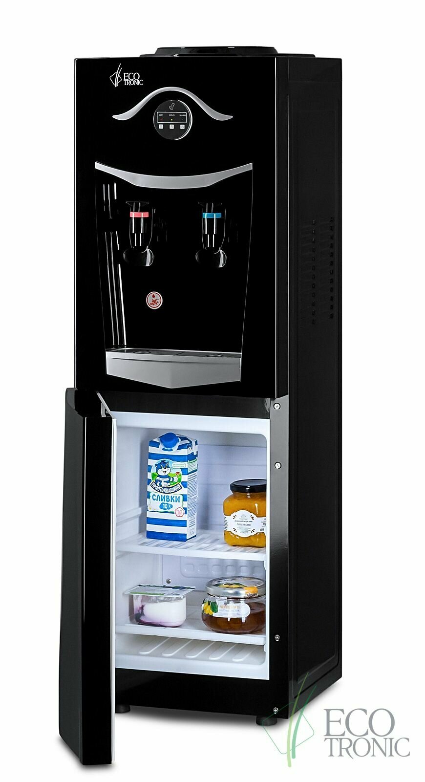Кулер для воды Ecotronic K21-LF black-silver с холодильником - фотография № 6