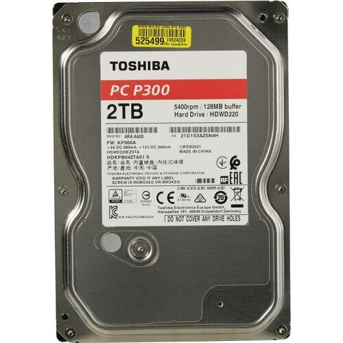 Жесткий диск Toshiba P300 Desktop PC Hard Drive HDWD220EZSTA