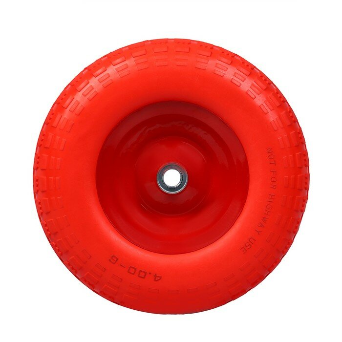 FlashMe Колесо полиуретановое, d = 330 мм, ступица: диаметр 20 мм, длина 80 мм - фотография № 3