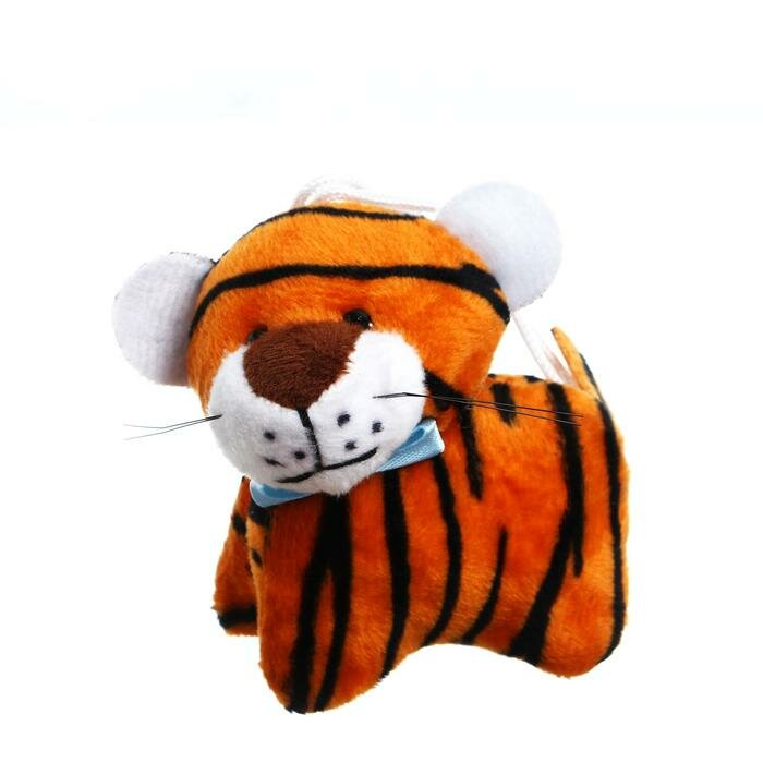Мягкая игрушка «Тигрс бантом» на подвесе цвета микс