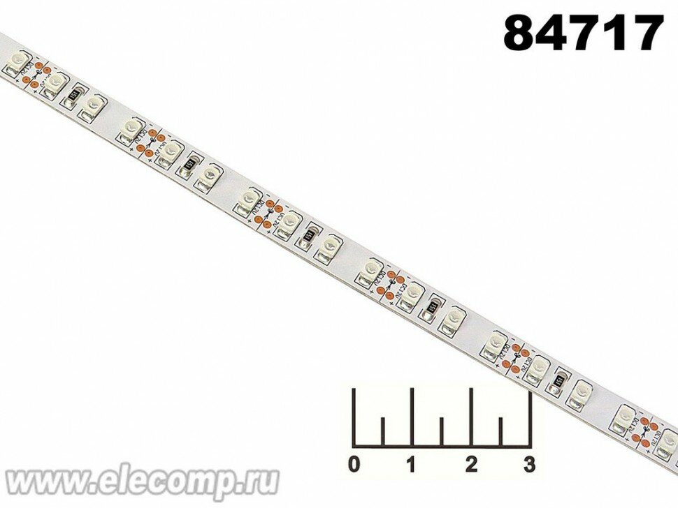 Светодиодная лента 12V ультрафиолетовая 2.5см (9.6W/120LED/1м RL3528-2V (280-315нм) 8мм