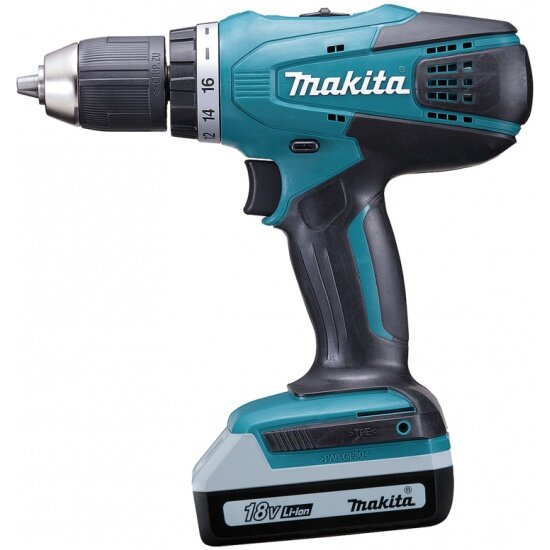 Дрель-шуруповерт аккумуляторная MAKITA HP457DWE