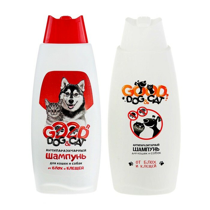 Good Dog&Cat Шампунь антипаразитарный "Good Dog&Cat" для кошек и собак, 250 мл, микс