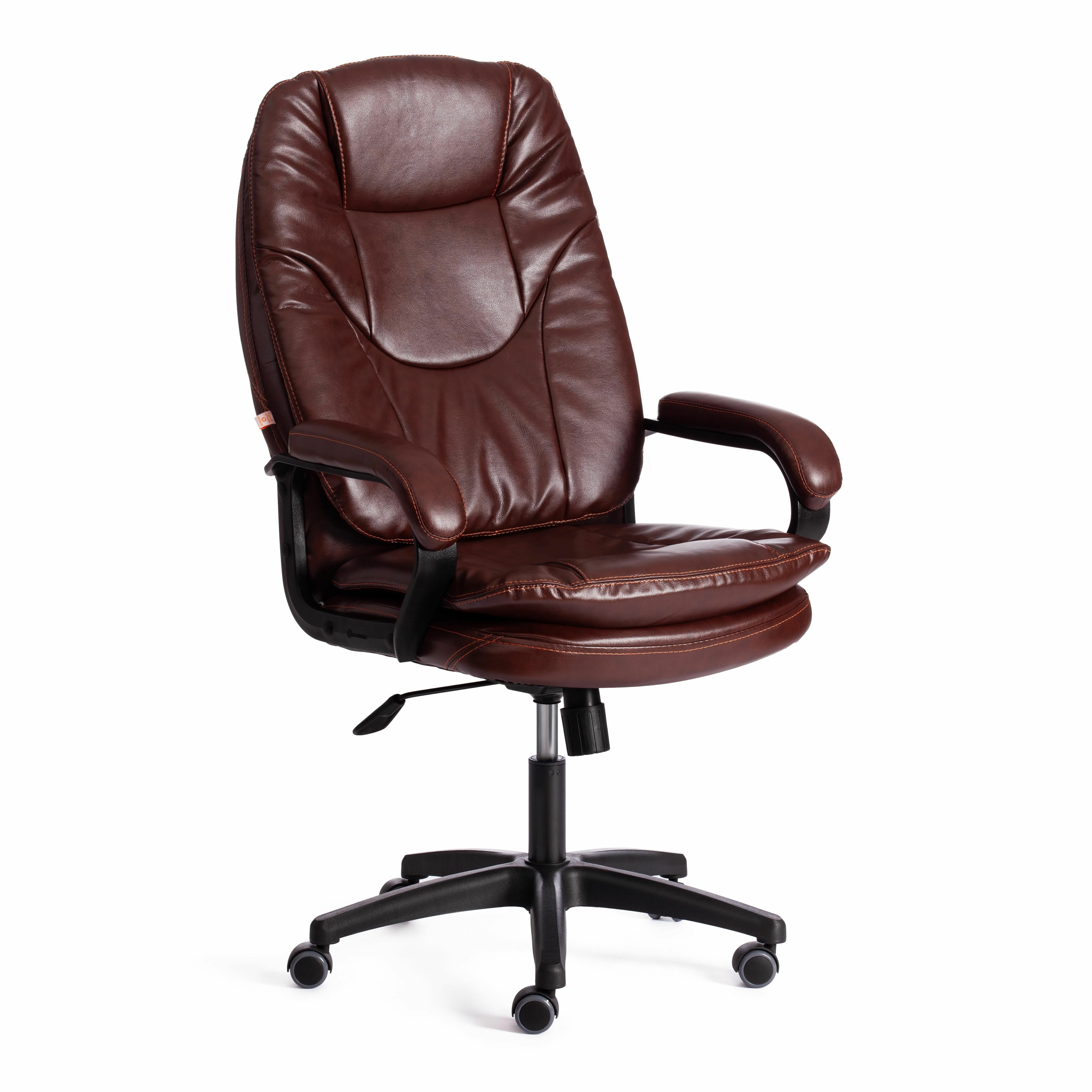 Кресло TetChair Comfort LT (22) кож/зам, коричневый, 2 TONE