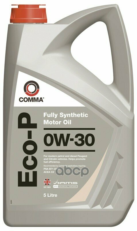 COMMA Comma 0W30 Eco-P (5L)_Масло Моторное! Синтетика Psa B71 2312 Acea C2