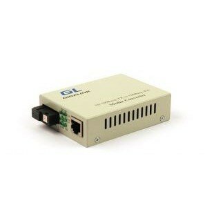 GIGALINK GL-MC-UTPF-SC1F-18SM-1550-N Конвертер из UTP, 100Мбит c в WDM, без LFP, SM, SC, Tx:1550 Rx:1310, 18 дБ до 20 км