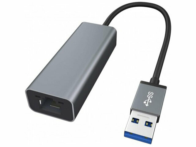 Адаптер переходник USB 3.0 - Gigabit Ethernet RJ45 LAN чип AX 88179 для совместимости с ТВ приставками KS-is