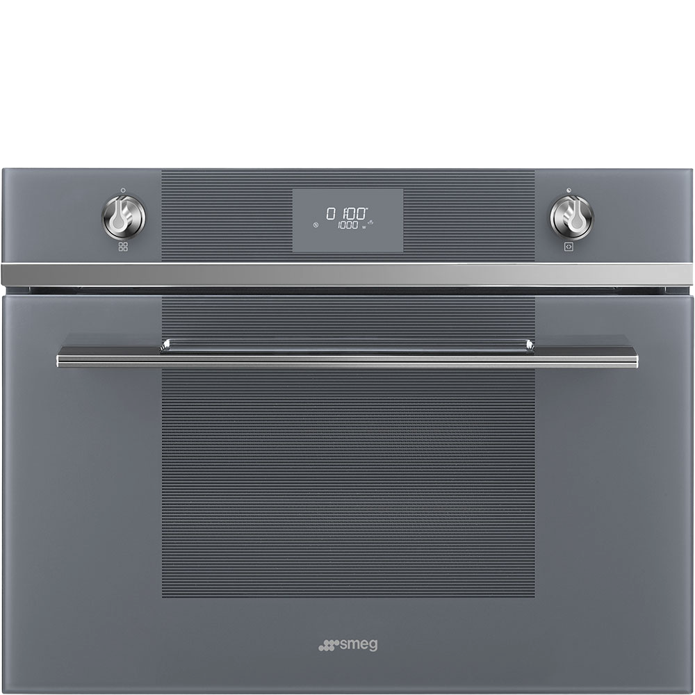 Компактная микроволновая печь, 60 см, Серебристый Smeg SF4101MS1