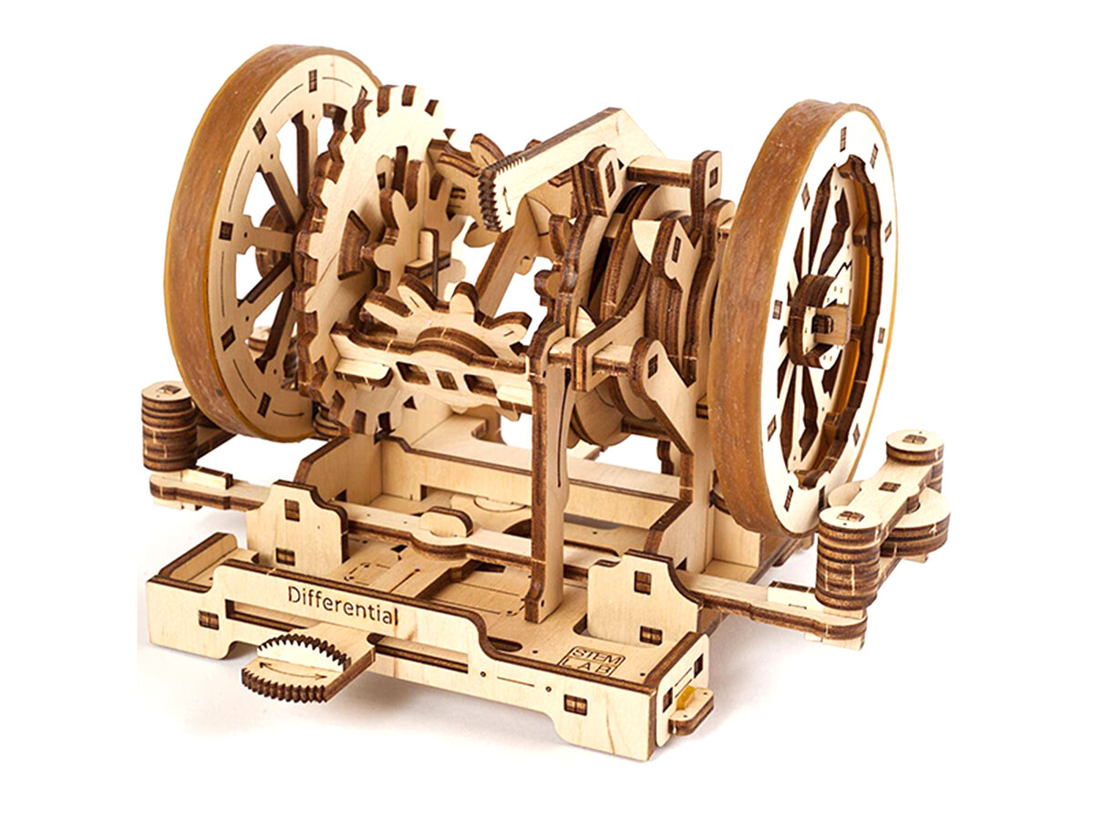 3D-пазл UGears Дифференциал STEM