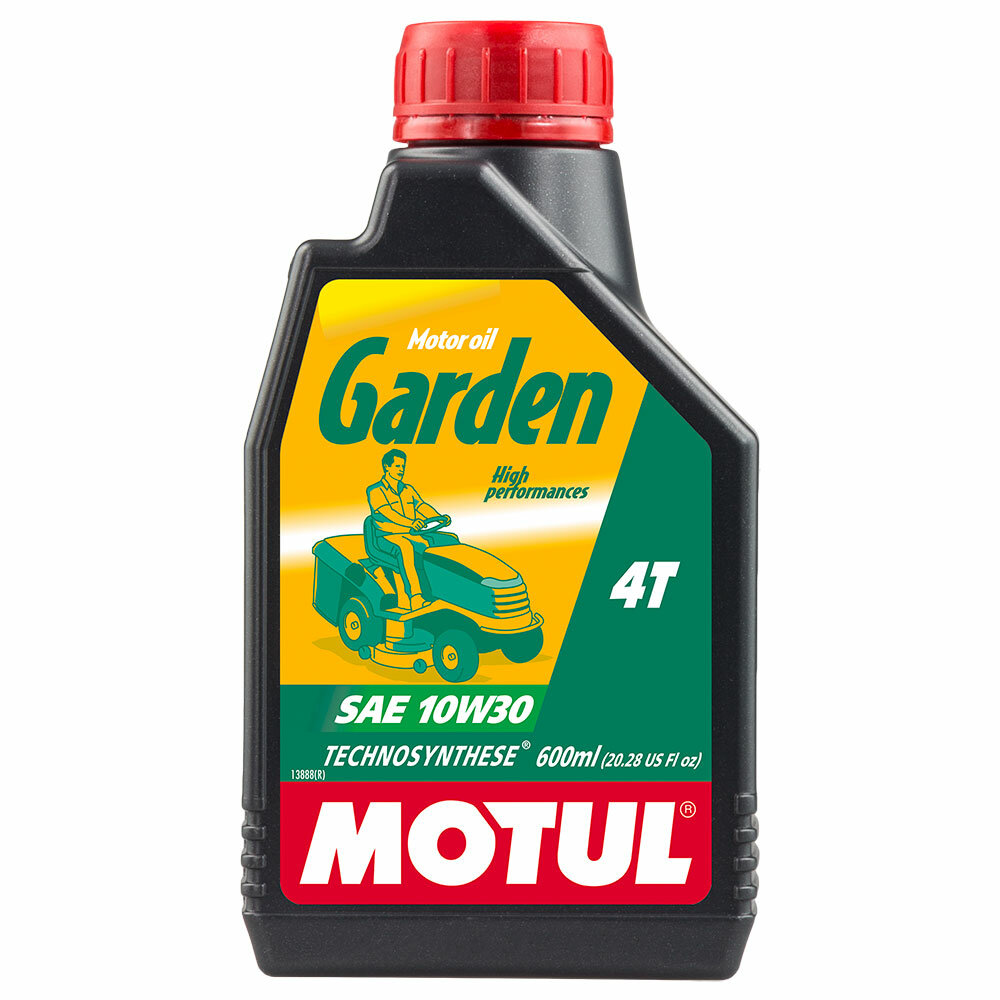 Масло моторное минеральное 4-тактное для газонокосилок Motul Garden 4T 10W-30 (0.6л) MOTUL-GAR4T-10W30-06
