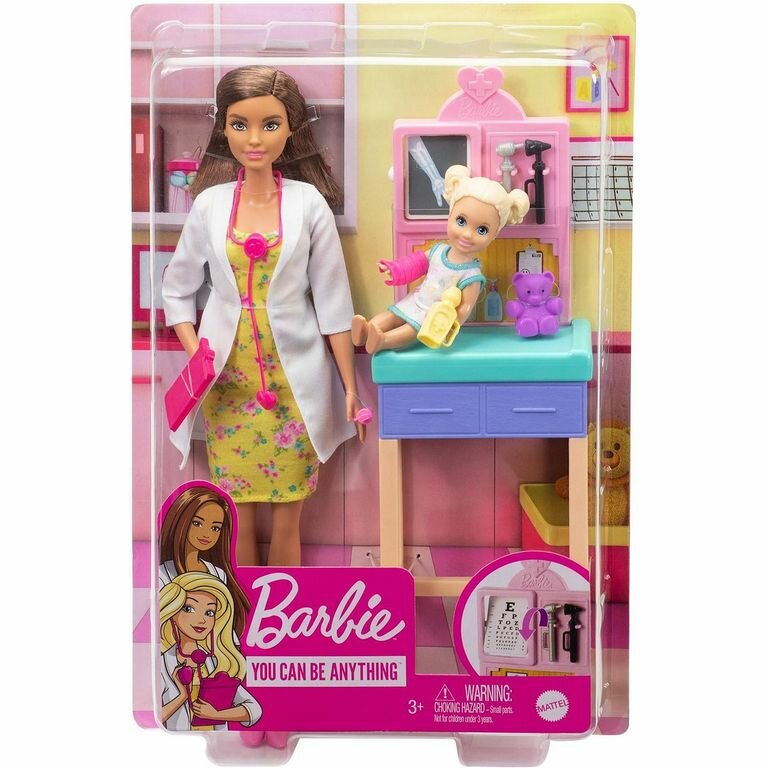 Barbie Кукла Профессии Педиатр 6, GTN52