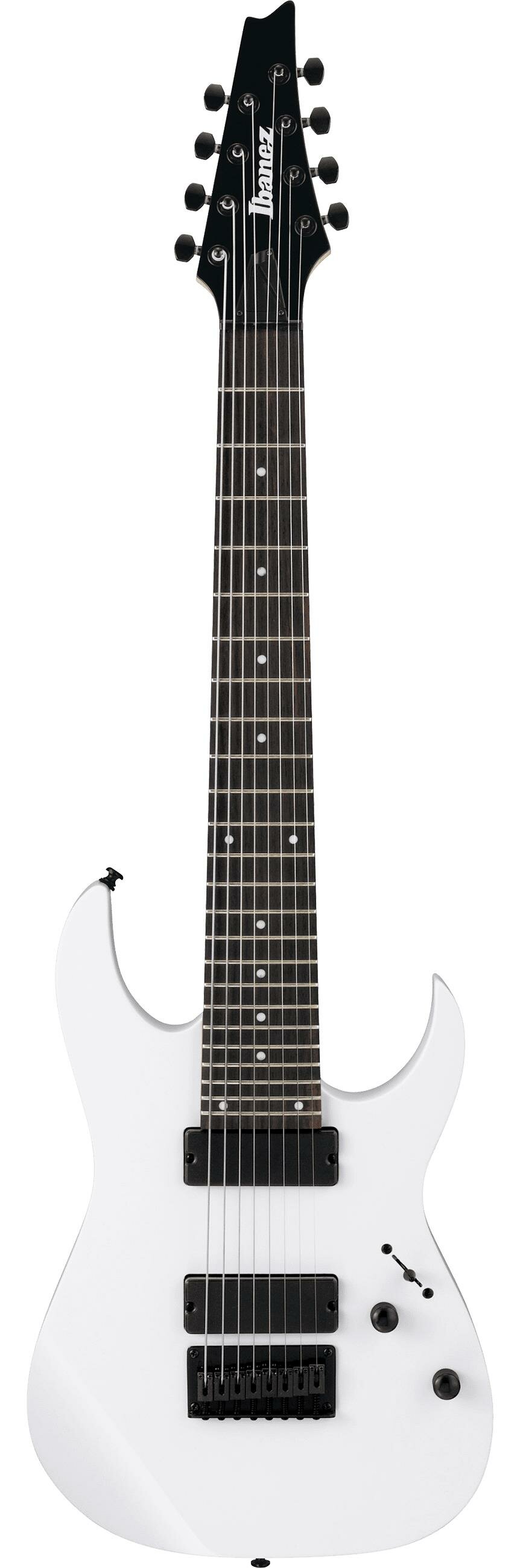 IBANEZ RG8-WH 8-STRING RG 8-струнная электрогитара цвет белый.