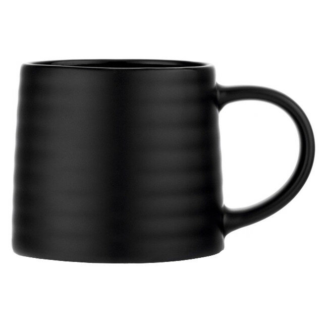 фото кружка WALMER Swell 380мл фарфор черный