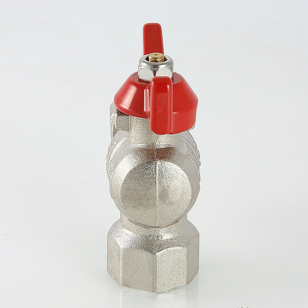 Кран шаровой угловой с накидной гайкой Valtec BASE VT.266.N.0505 3/4" внутренняя/внутренняя - фотография № 7