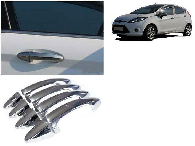 Накладки на дверные ручки, нержавейка, Ford Fiesta VI 2008-, Ford B-Max 2012-, Ford Tourneo / Transit Courier 2014-, Ford EcoSport 2014-