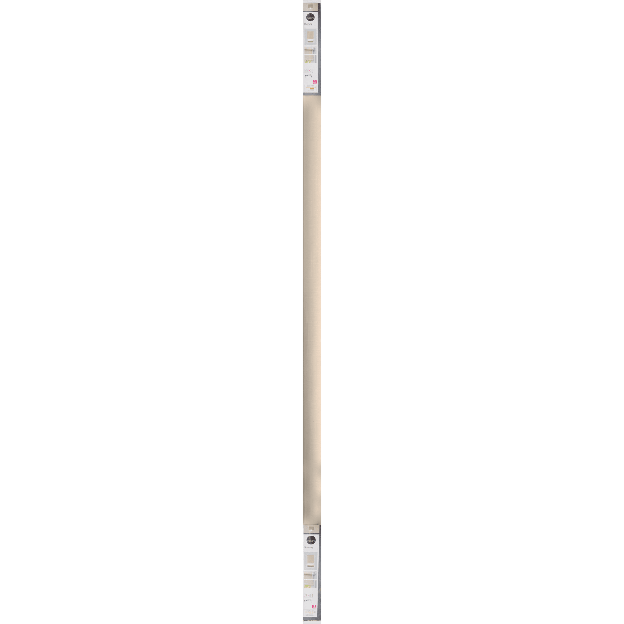 Штора рулонная Inspire Шантунг 80x160 см бежевая - фотография № 5