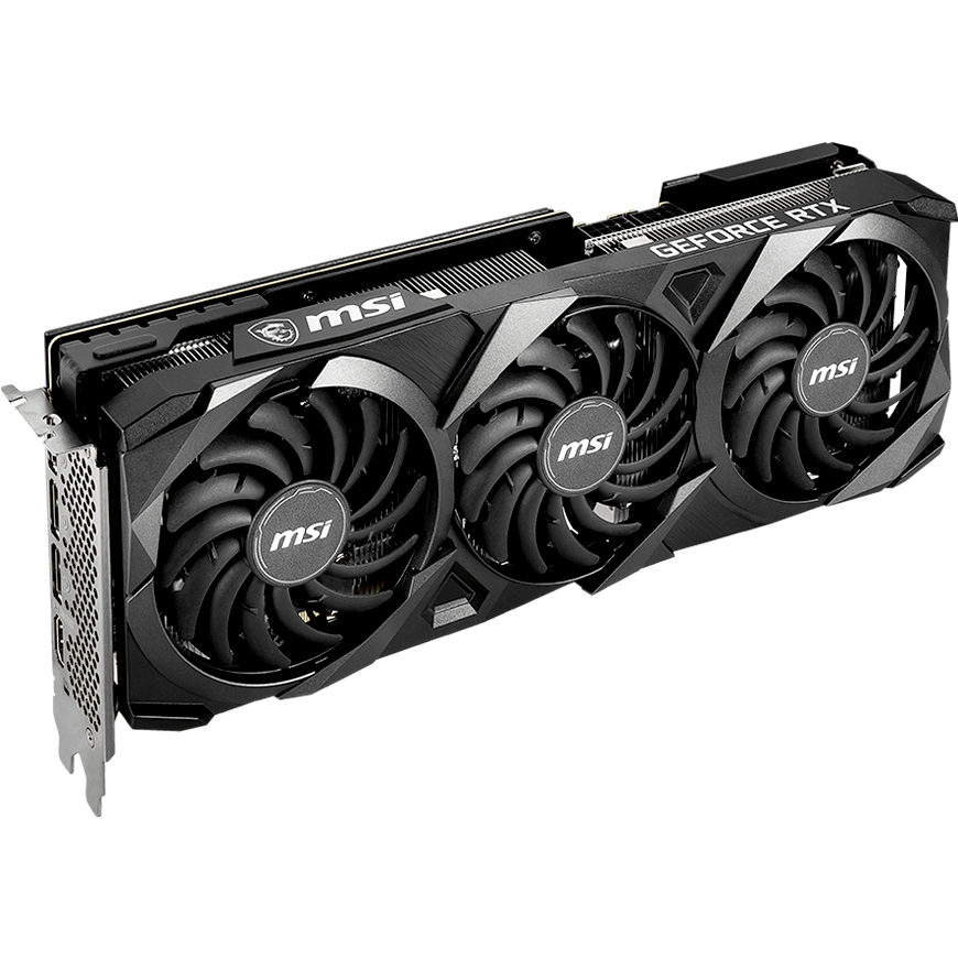 Видеокарта NVIDIA GeForce RTX 3070 MSI 8Gb (RTX 3070 VENTUS 3X PLUS 8G OC LHR)