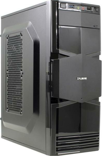 Zalman Корпус microATX Zalman ZM-T3 Без БП чёрный