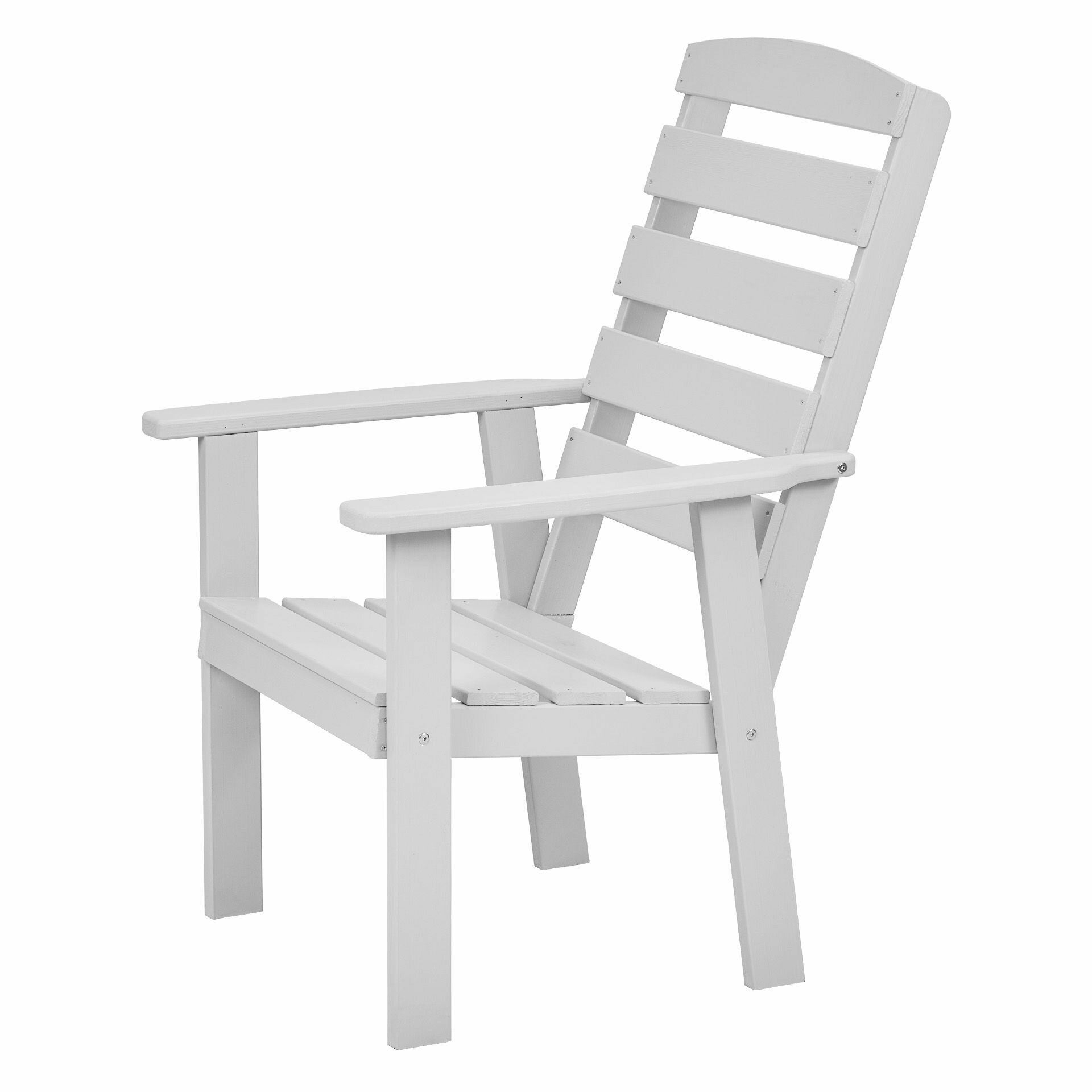 Кресло деревянное для сада и дачи с высокой спинкой, фрозо - фотография № 6