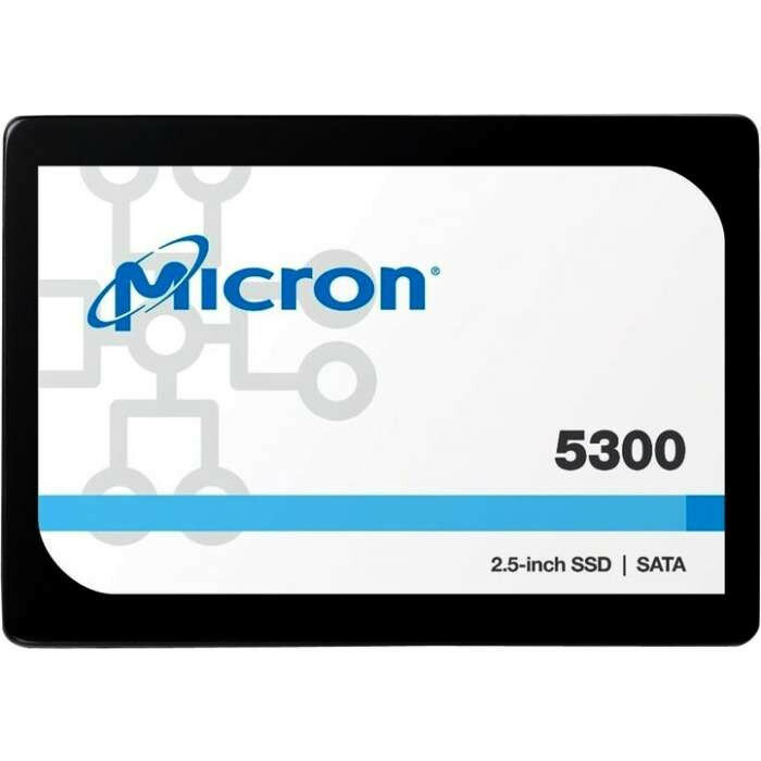 Твердотельный накопитель Micron 5300PRO 3.84TB SATA 2.5" SSD Enterprise Solid State Drive, 1 year