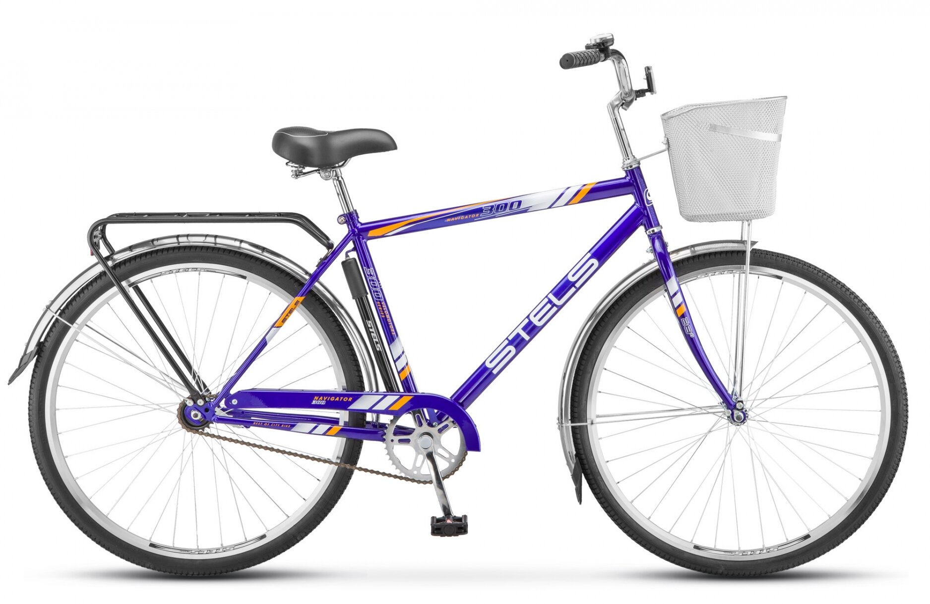 Городской велосипед STELS Navigator 300 Gent 28 Z010 (2020) рама 20" Синий