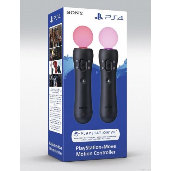 Контроллеры PS4 PS Move Twin Pack 4.0 для комплект из 2х штук