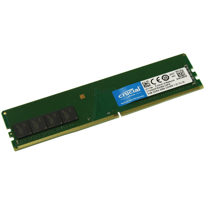Оперативная память Crucial 8GB DDR4 2666MHz DIMM 288-pin CL19 CT8G4DFRA266