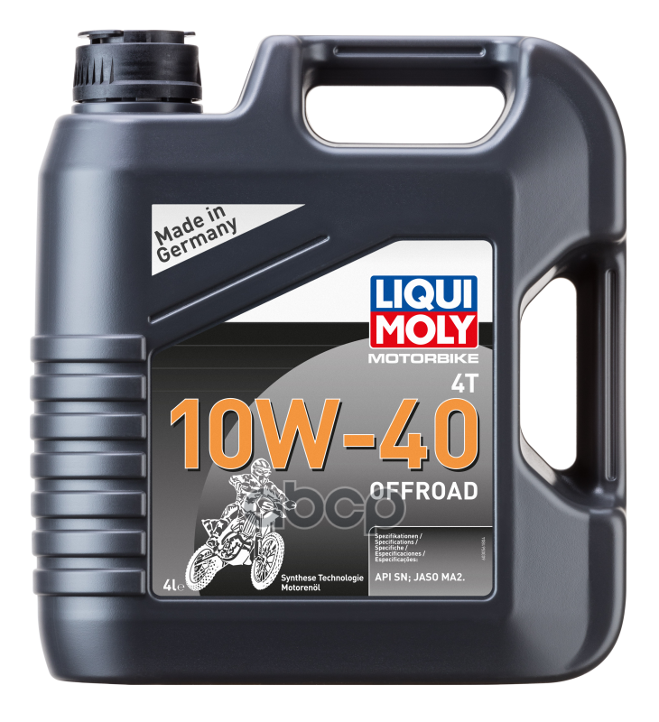 Масло Liqui Moly Motorbike Offroad 4T 10W40 Sl, Jaso Ma2 4Л Liqui moly арт. 3056