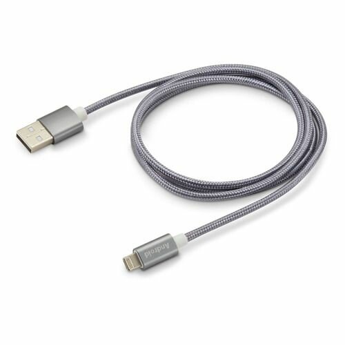 Кабель Buro Lightning (m)/micro USB (m) - USB (m), 1м, в оплетке, 2A, серый [bhp lght+mcr]