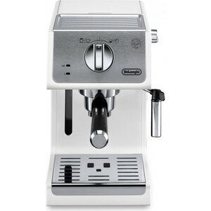 Кофеварка DeLonghi ECP 33.21.W белый/ серебристый