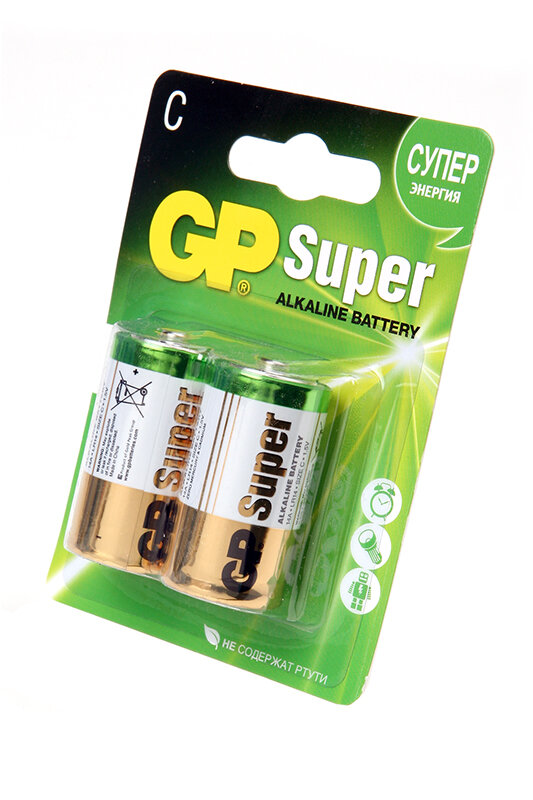GP Батарейка GP 14A Super BL2, 2шт (14А-CR2)