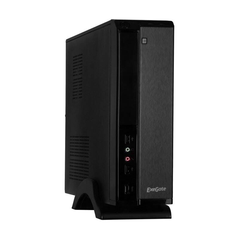 Корпус MiniITX Exegate MI-207 Black miniITX/mATX M300 (EX268688RUS)