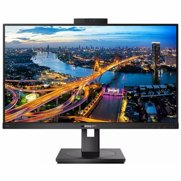 Монитор 27" Philips 275B1H/00 2560x1440 75 Гц IPS W-LED 16:9 4ms HDMI DVI DP 3*USB3.2 50M:1 178/178 300cd webcamera Windows Hello HAS Pivot Tilt Swivel Speakers Black ( 275B1H/00,дисплей ЖК, LCD, WQXGA )