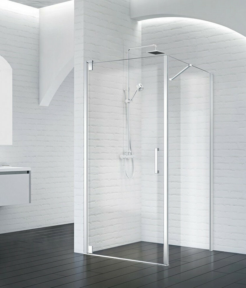 Душевой уголок 70x90 см BelBagno MARMI-AH-1-70/90-C-Cr прозрачное