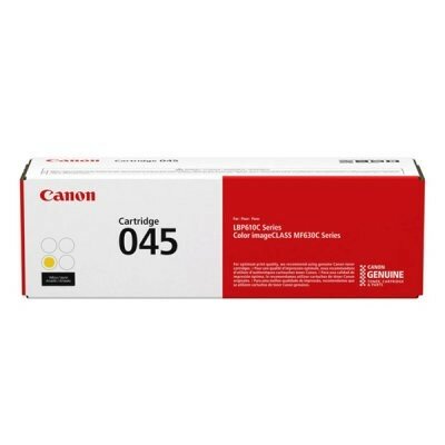 Canon Cartridge 045Y 1239C002 Картридж желтый для i-SENSYS MF631 633 635, LBP611 1300 стр. GR