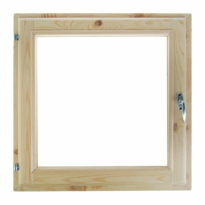 Окно, 60×60см, двойное стекло хвоя - фотография № 2