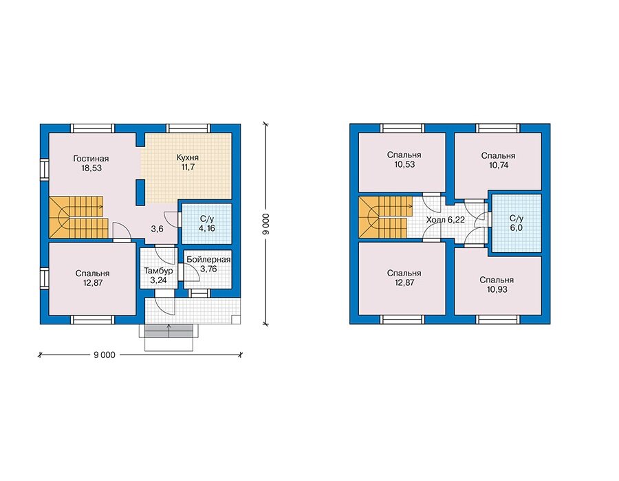 Проект дома Plans-42-75 (115 кв.м, кирпич) - фотография № 3