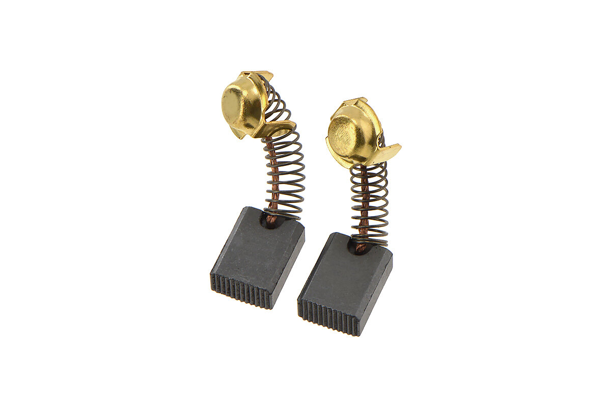 фото Щетки угольные 7х13х17 мм999038 (пружина, пятак-уши) (комплект 2 шт) для пилы циркулярной (дисковой) HiKOKI C 9U3