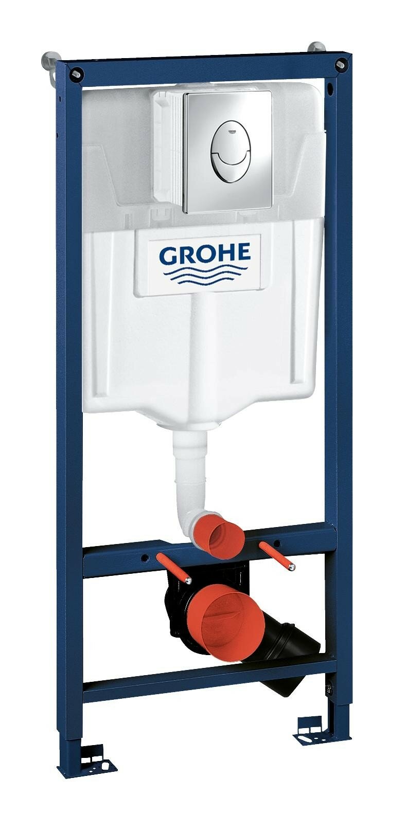 Инсталляция для подвесного унитаза с клавишей Grohe Rapid SL 38721001