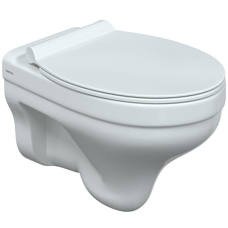 Комплект инсталляция с подвесным унитазом Berges Wasserhaus Novum 042439 с сиденьем микролифт и черной клавишей смыва