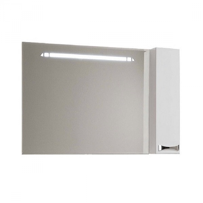 Зеркальный шкаф с подсветкой Акватон диор 120 1A110702DR01R белый