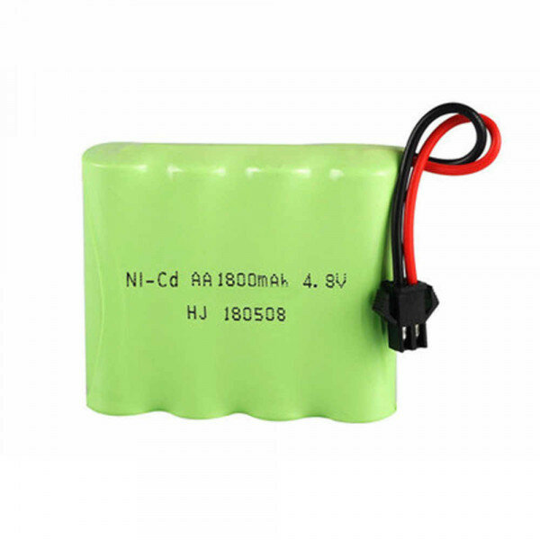 Аккумулятор Ni-Cd 4.8V 1800mAh форма FLATPACK разъем YP - NICD-AA-48F-1800-YP