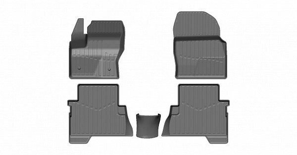 Коврики резиновые в салон 3d premium ford kuga ii / форд куга 2 srtk (2012-)