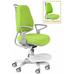 Детское кресло ErgoKids Y-507 KZ Armrests (Y-507 ARM/KZ) (с подлокотниками) обивка зеленая однотонная