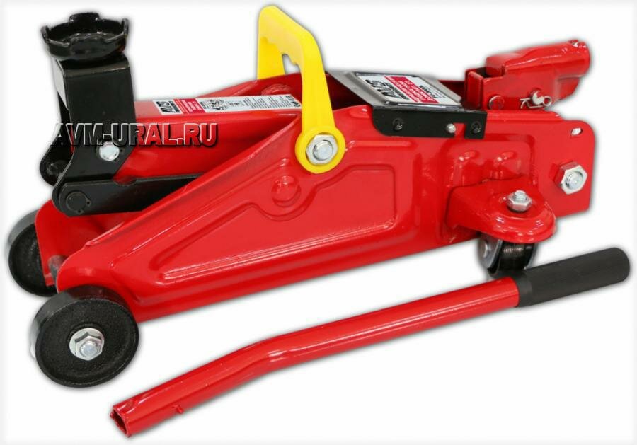 фото AVS A78637S Домкрат подкатной 2 т AVS FJ-2000L 140 - 300 мм в кейсе