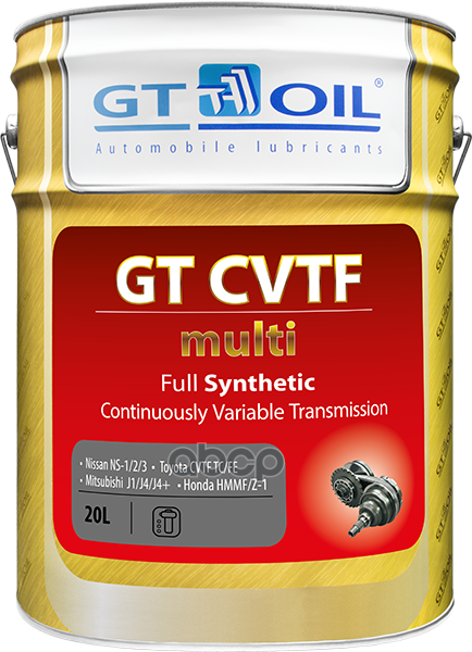 Gt Oil^8809059408674 Масло Трансмиссионное Gt Cvtf Multi, 20 Л GT OIL арт. 8809059408674