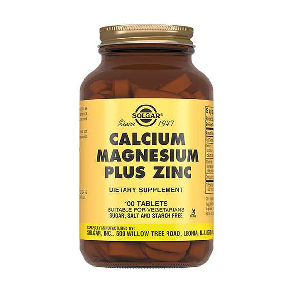 Solgar Calcium Magnesium Plus Zinc таб.