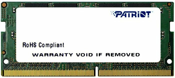 Оперативная память 4Gb SODIMM DDR4 2133MHz Patriot Memory PSD44G213381S RTL